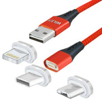 WILEX MAGNETIC CHARGING CABLE 1 Cables Wilex Red 1M 